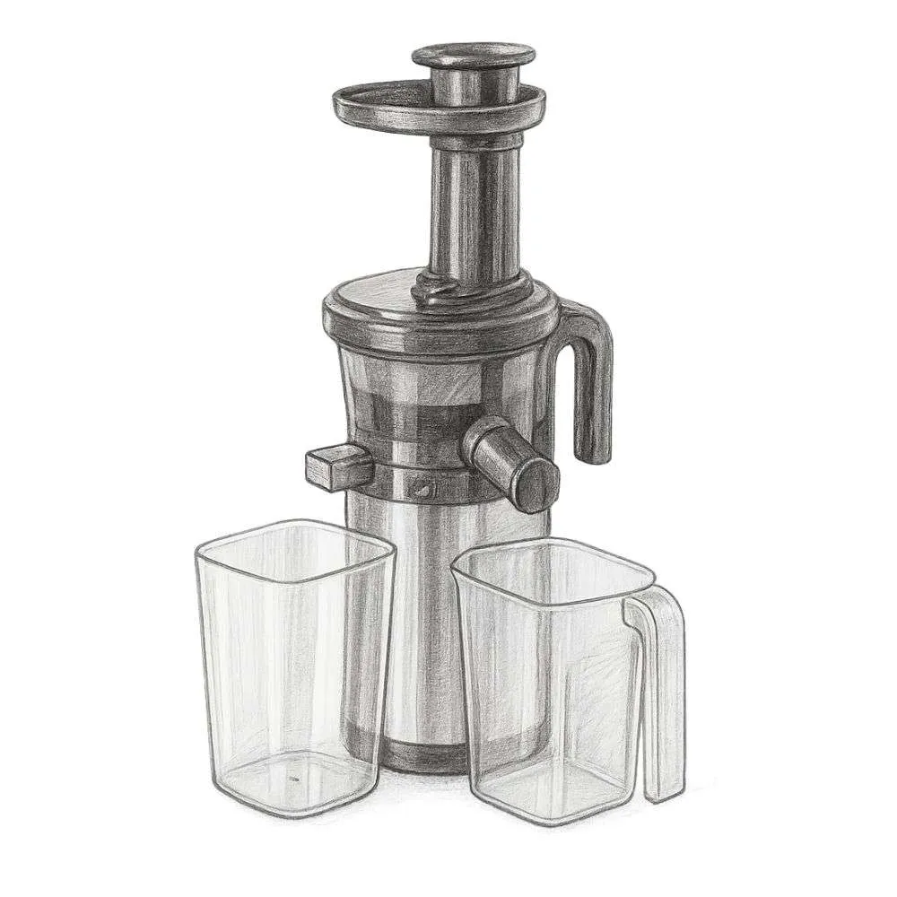 Tribest Shine Kitchen Co.® Cold Press Vertical Slow Juicer