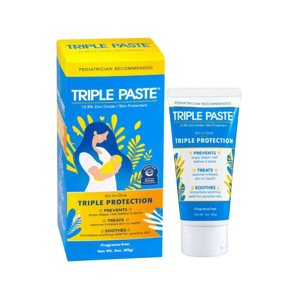 Triple Paste Diaper Rash Cream for Baby (3 oz.)