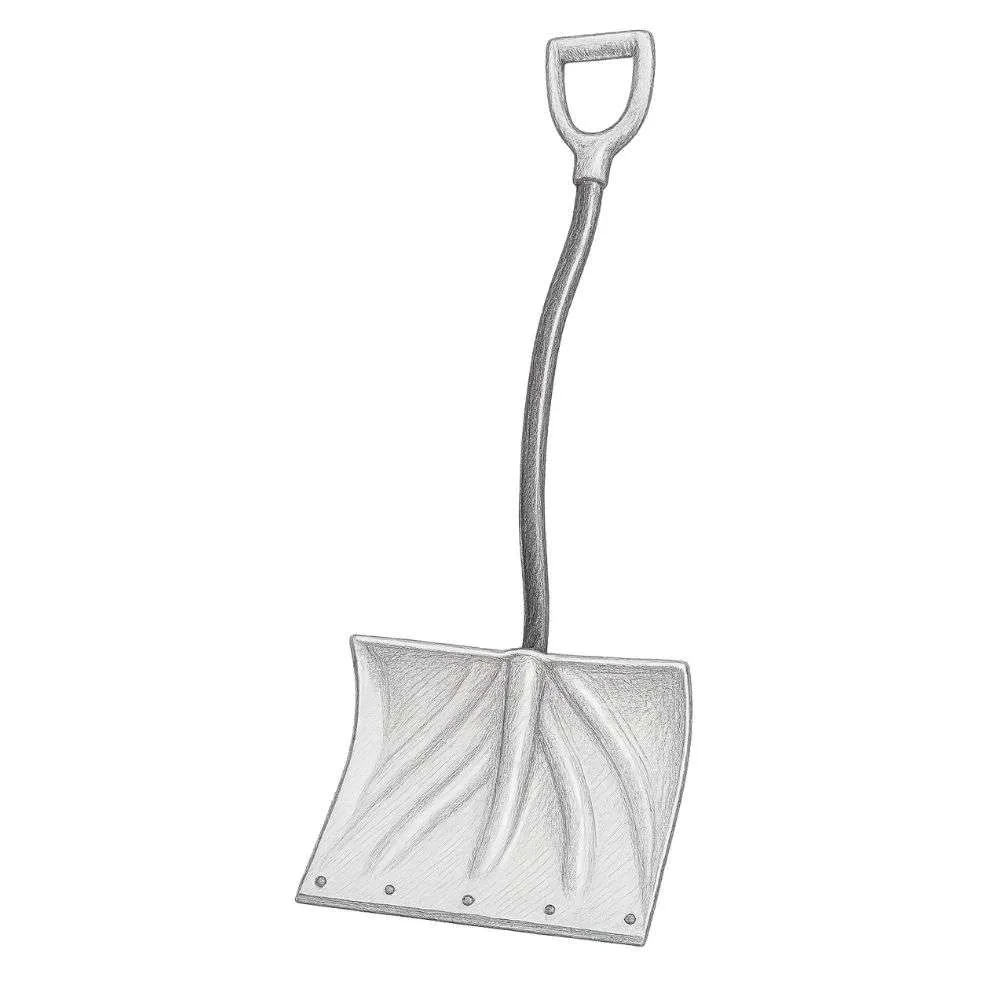 True Temper Pusher Poly Snow Shovel