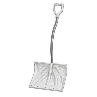 True Temper Pusher Poly Snow Shovel