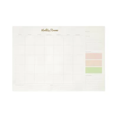 U Brands OC Brights Undated Desktop Calendar (17" x 12")