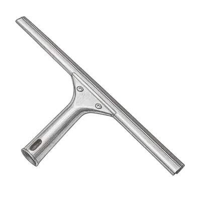 Unger Professional Stainless Steel Window and Glass Cleaning Squeegee (12”)