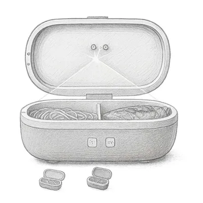 UVI Self Heating Lunch Box with UV Light Sanitizer