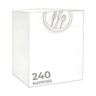 Vanity Fair Entertain Napkin - 3 Ply (240 Count)