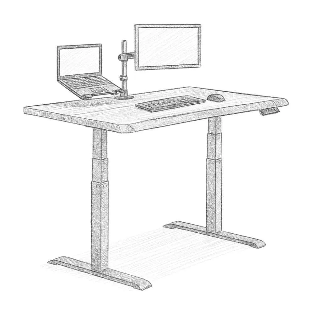 Vari Electric Standing Desk with ComfortEdge™ (48" x 30")