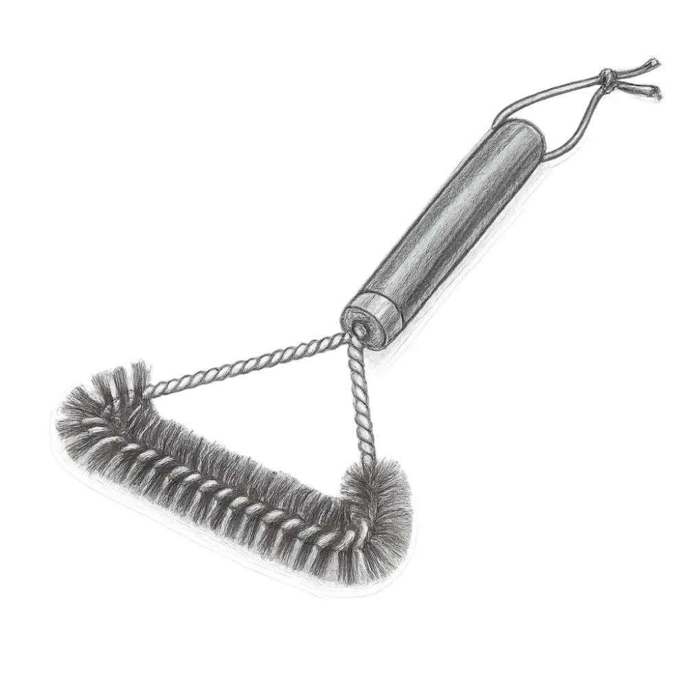 Weber Grill Brush 12” Three-Sided