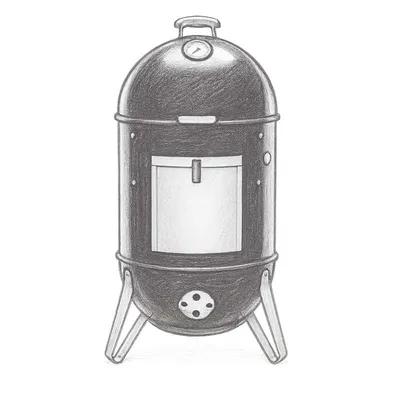 Weber Smokey Mountain Cooker Smoker 22"