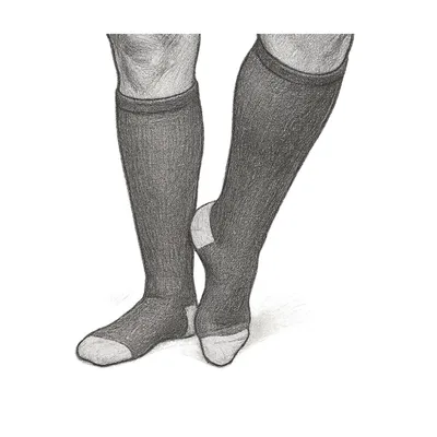 Wellow Solid Compression Socks