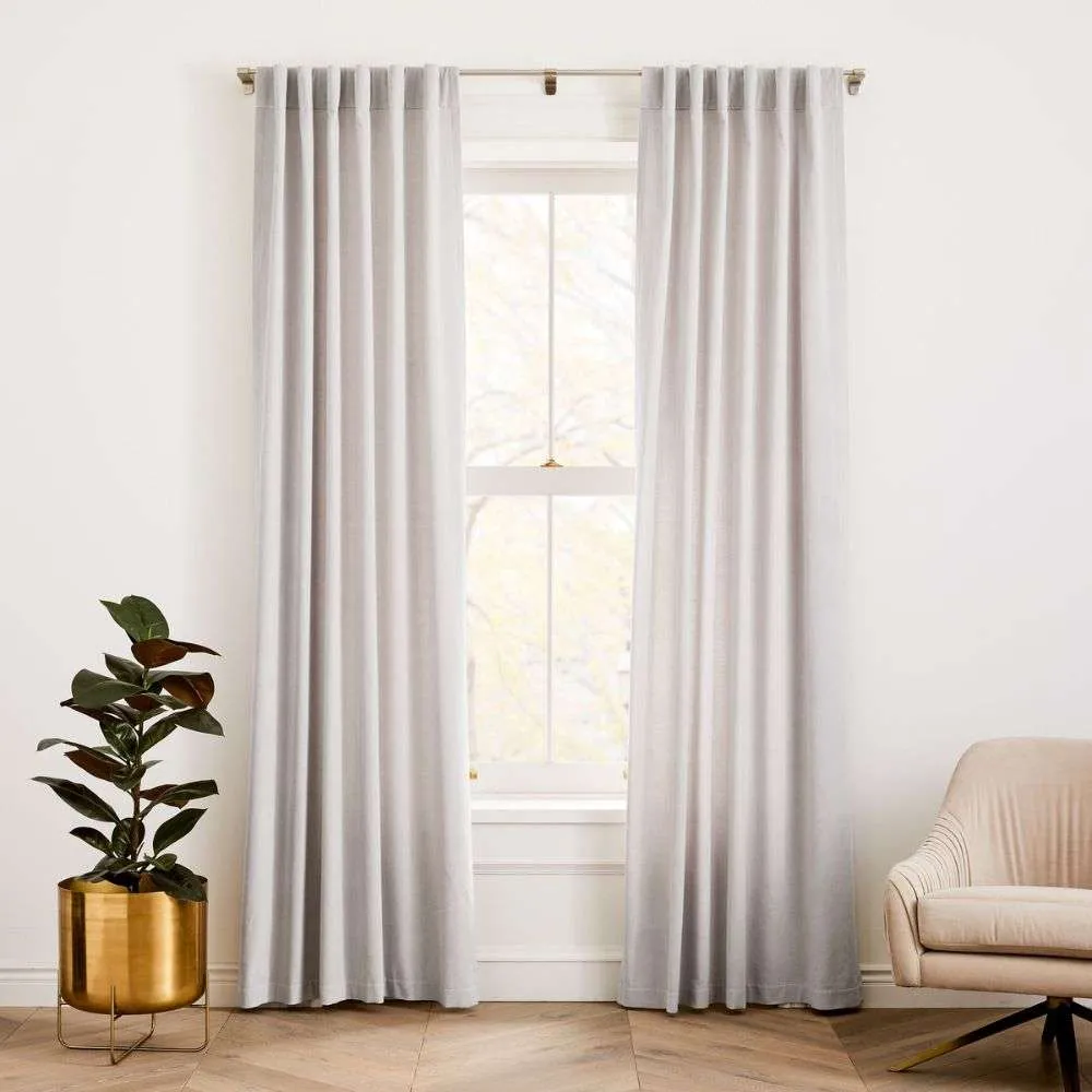 West Elm Cotton Velvet Blackout Curtain (84" x 42", Set of 2)