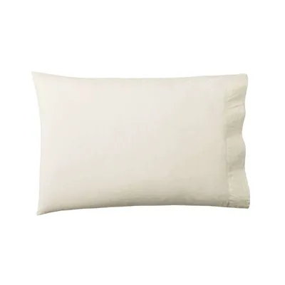 West Elm Organic Washed Cotton Percale Pillowcases (1 Set of 2 Pieces)