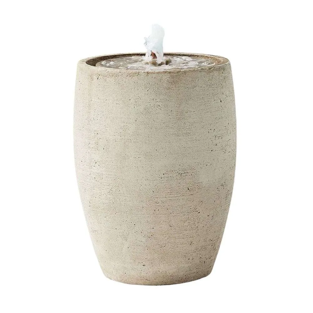 West Elm Soma Medallion Cast Stone Fountain