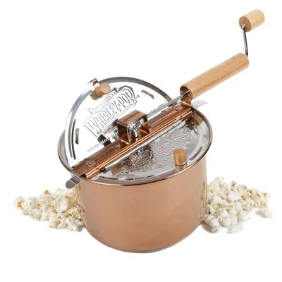Whirley Pop Copper Plated Popcorn Popper