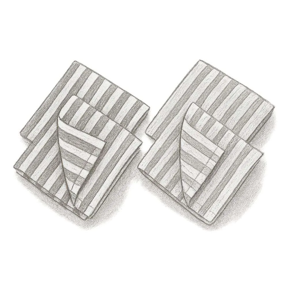 Williams Sonoma Classic Stripe Towels Set of 4