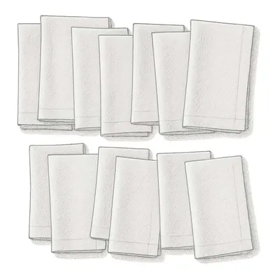 Williams Sonoma Hotel Dinner Napkins (Set of 12)