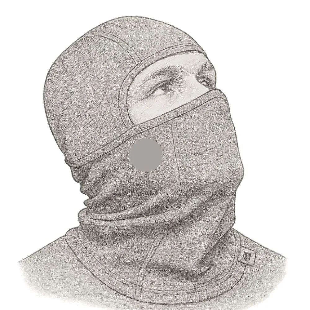 Woolf Merino Svarthetta Balaclava