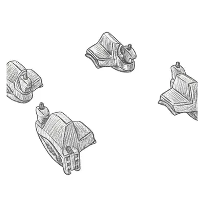 Yakima KeelOver Rooftop Canoe Car Racks
