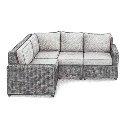 Yardbird Langdon Outdoor Large Sectional