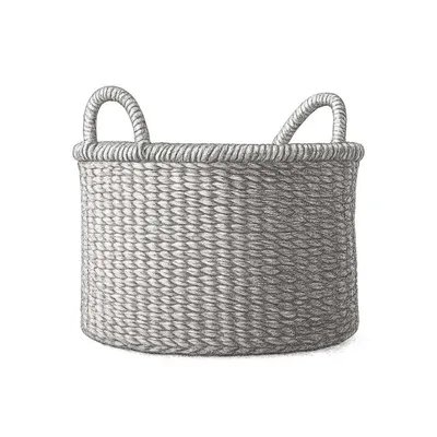 Zara Home Large Seagrass Basket with Handles